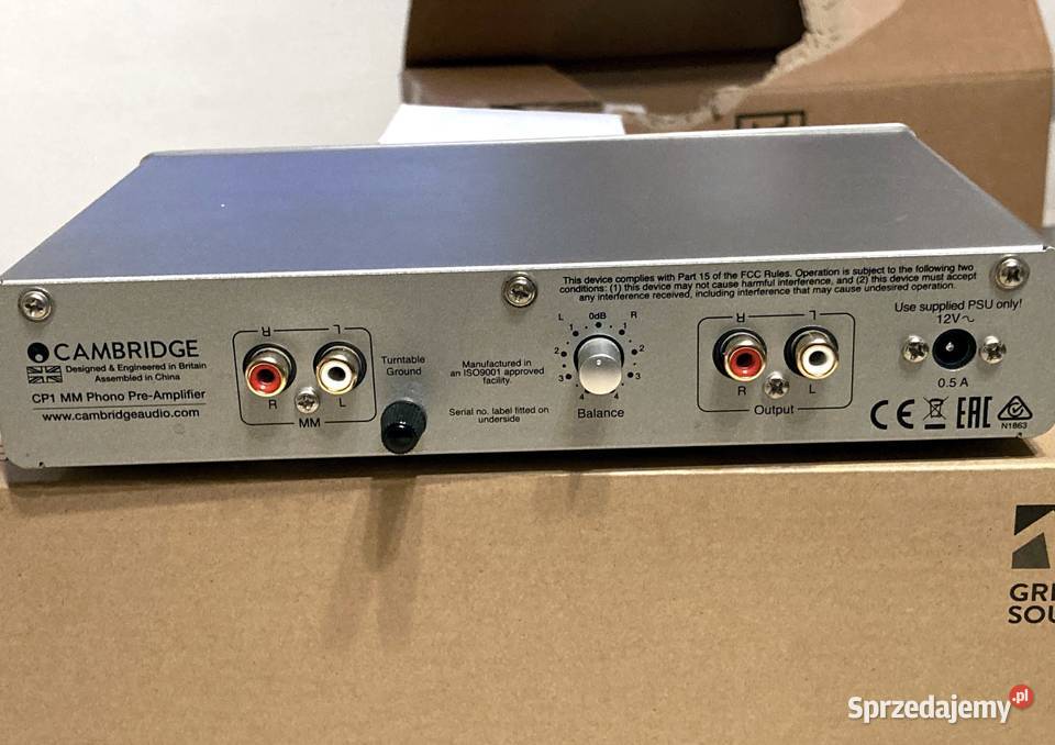 Cambridge Audio CP1 MM MM Phono PreAmplifier Szczecin