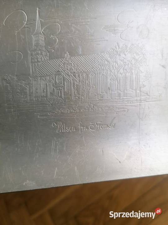 Taca metalowa odcienie szarości Gdańsk