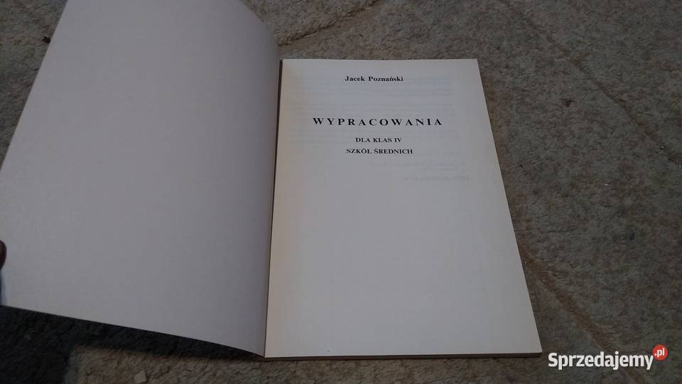 Wypracowania klas IV szkół średnich Jacek Gdańsk