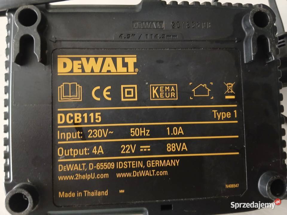 DeWALT ładowarka 18V 144V 108V DCB115 oryginalna Szczerbice sprzedam