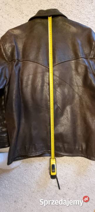 Kurtka skórzana w kolorze brązowym