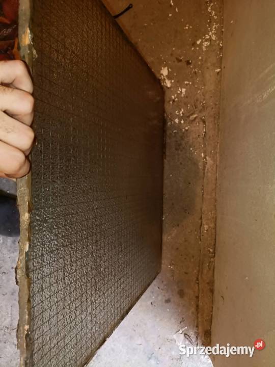 Szyba zbrojona ze stalową siatką 53x59 Szkło Łódź