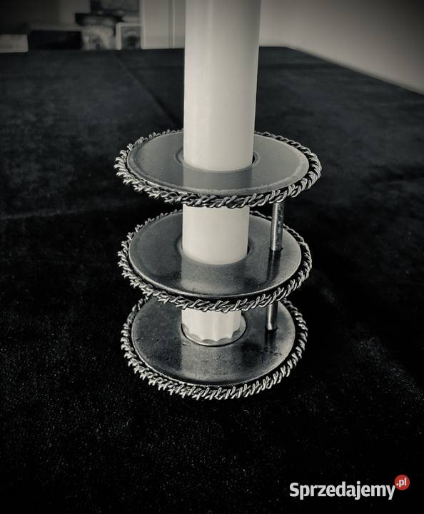 Świecznik na świecę loft glamour Wyposażenie wnętrz Warszawa sprzedam