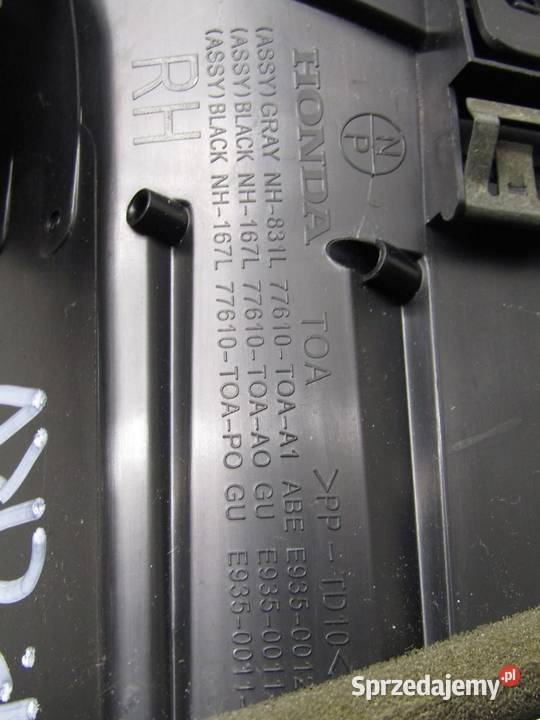 KRATKA NAWIEWU PRAWA PRAWE HONDA CRV CRV IV