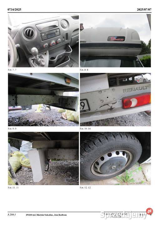 Samochód ciężarowy Renault Master 2300cm3 Skrzynie z plandeką sprzedam