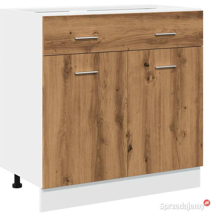 Szafka z szufladą dąb artisan 80x46x815 WM856093 Warszawa