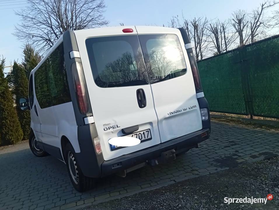 OPEL VIVARO 19 DIESEL 9 OSÓB SPRAWNY ZAREJESTR Gostynin