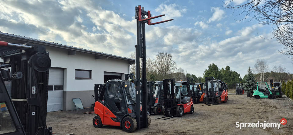 Wózek Widłowy Linde H30T 2018 Triplex 470m 4 gaz mazowieckie Małkinia Górna