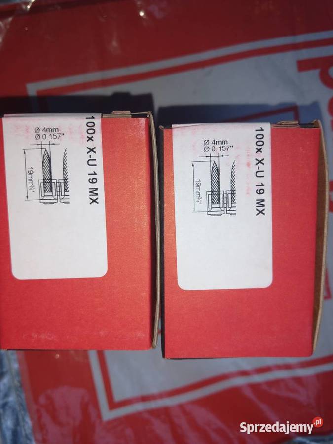 Hilti gwoździe xu19 do stali Żywiec