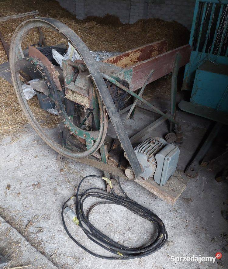 Sieczkarnia dwuostrzowa z napędem elektrycznym Sieczkarnie Korzeniów sprzedam