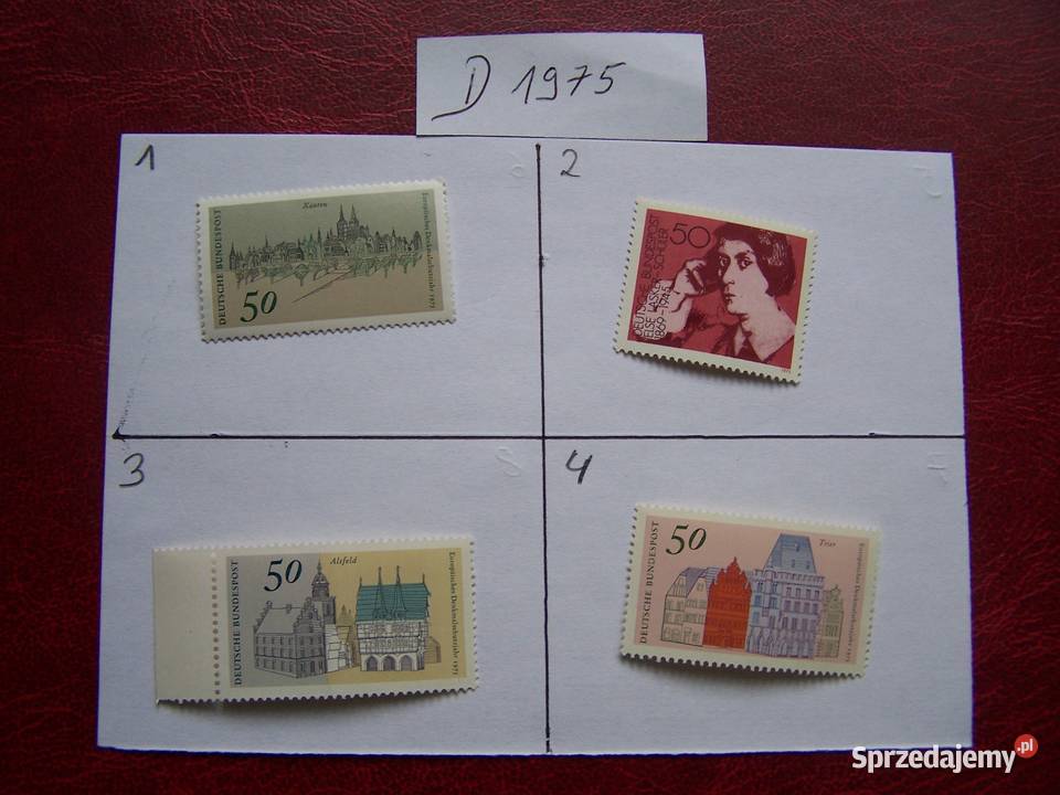 Niemcy 1975 MNH Znaczki z roczników WYBIERAJ Tychy
