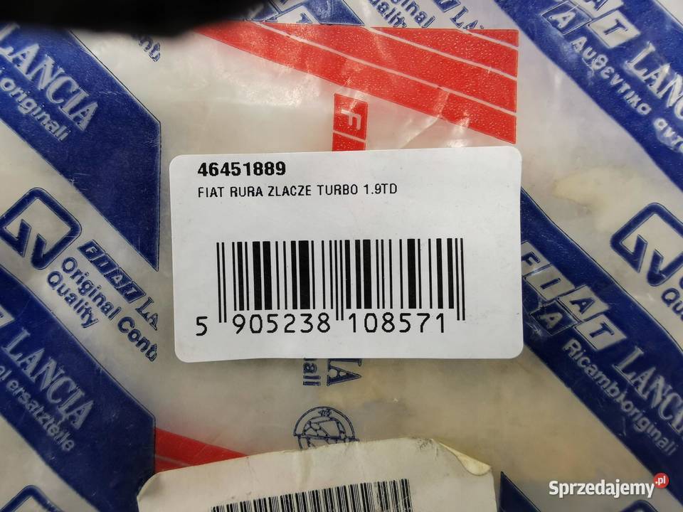 RURA ZŁĄCZE TURBO NOWE ORYGINALNE FIAT BRAVA