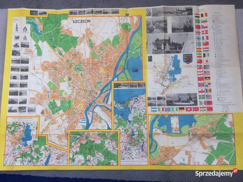 547 Plan Turystyczny Szczecina Szczecin sprzedam