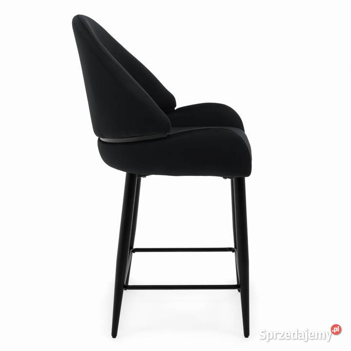 Hoker Tapicerowany Bergamo Czarny Wysyłka 24H