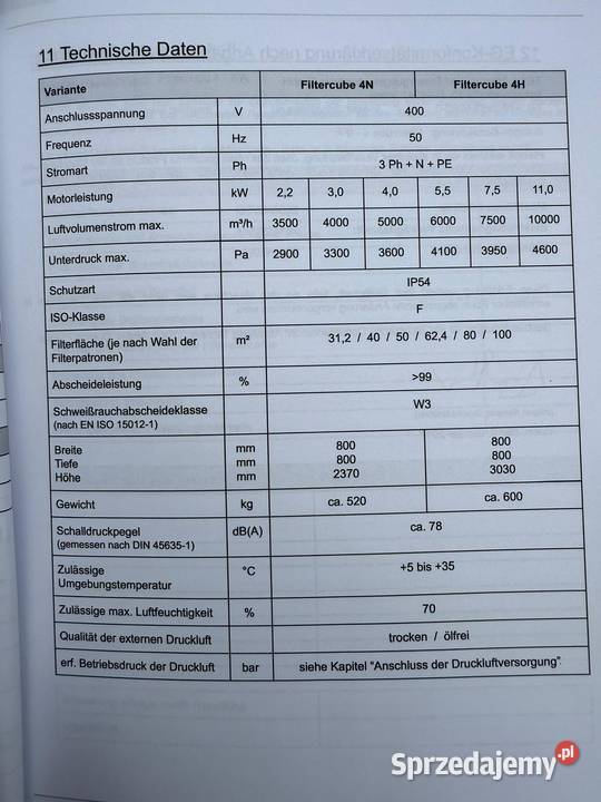 Odciąg pyłu filtrowentylacja wyciąg dymu opolskie Zdziechowice sprzedam