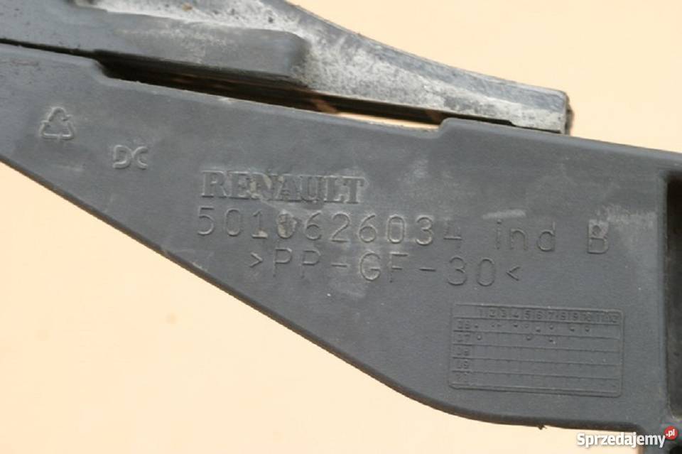 RENAULT PREMIUM DXI UCHWYT MOCOWANIE OBUDOWY Bieleń