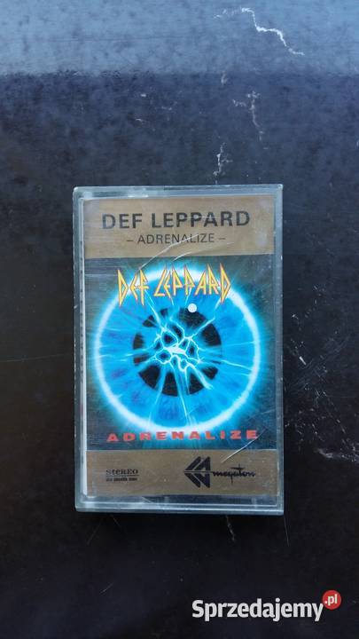 Kaseta magnetofonowa Def Leppard Adrenalize Wyd Siemiatycze
