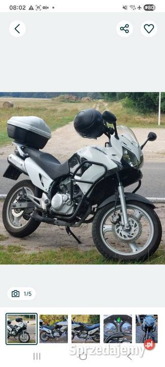 Honda Varadero 125 2011 r 18 przebieg Rumia