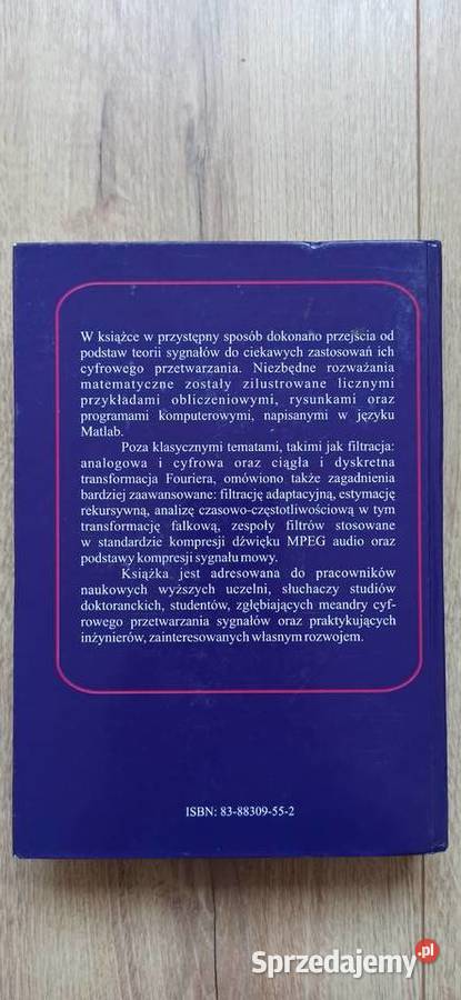 teorii do cyfrowego przetwarzania sygnałów T sprzedam