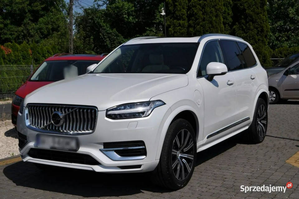 Volvo XC 90 VOLVO XC90 T8 AWD PlugIn Hybrid biały mazowieckie