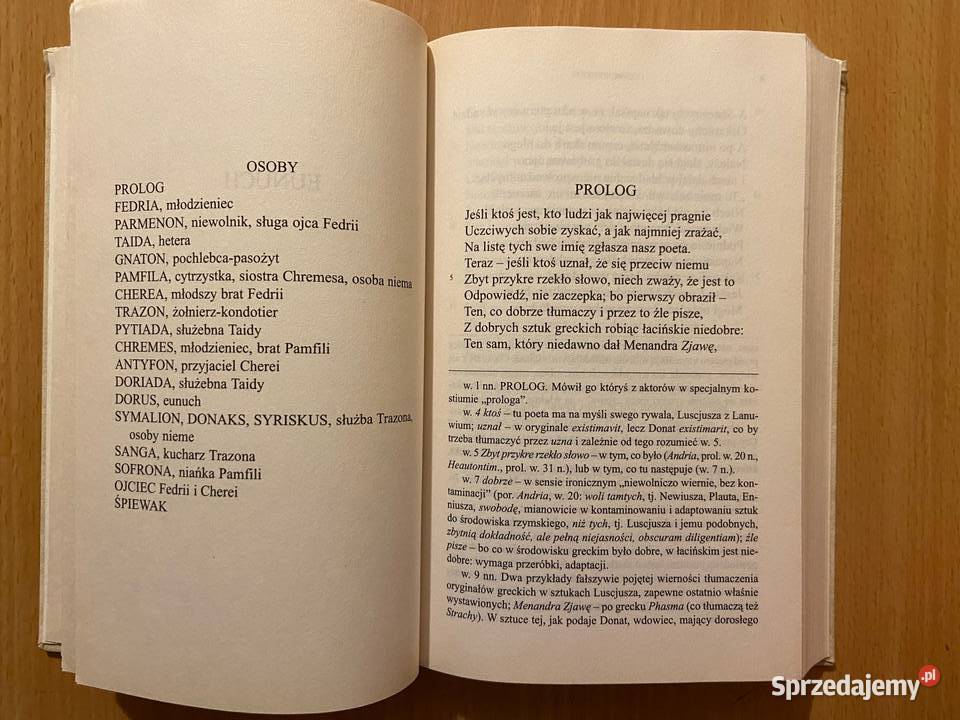 Terencjusz Eunuch Bracia Teściowa Arcydzieła Rok wydania 2005