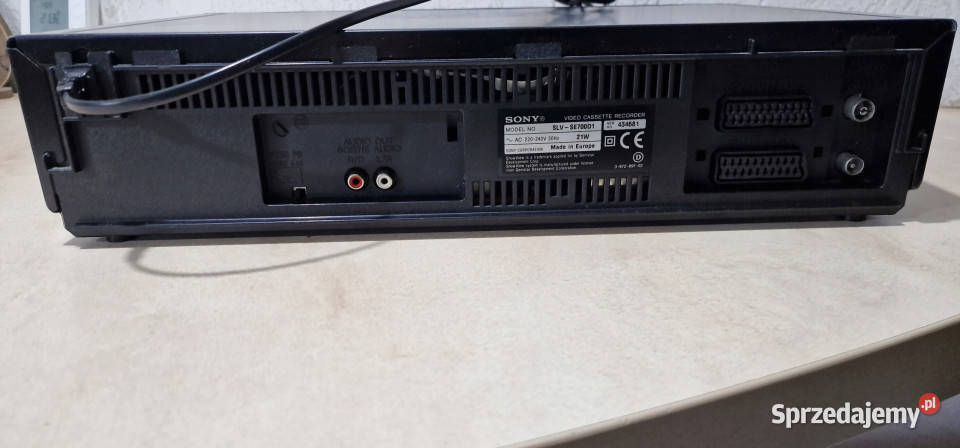 Video magnetowid SONY SLVSE700 VHS SLV SE 700 Magnetowidy Międzychód