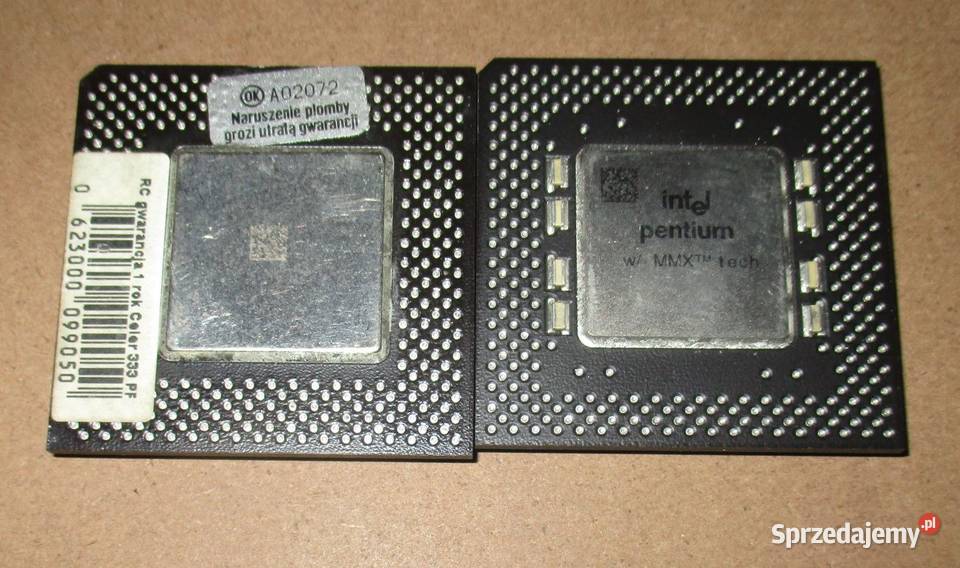 27sztuk procesory Intel Pentium MMX tech Celeron kujawsko-pomorskie Toruń