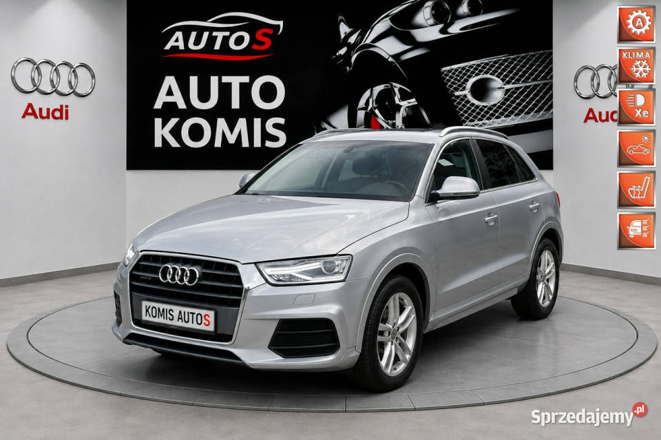 Audi Q3 Audi Q3 20TFSI 211 Quattro S Tronik elektrochrom. lusterko wst. Wrocław