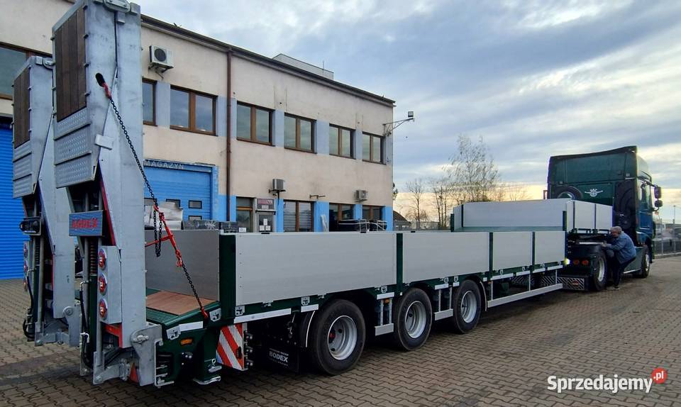 Naczepa 3 osiowa niskopodwoziowa burtowa nowa Poznań