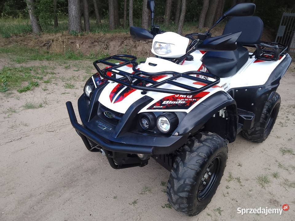Quad Tgb Blade 550 Long 4x4 L7e wciągarka grzane sprzedam