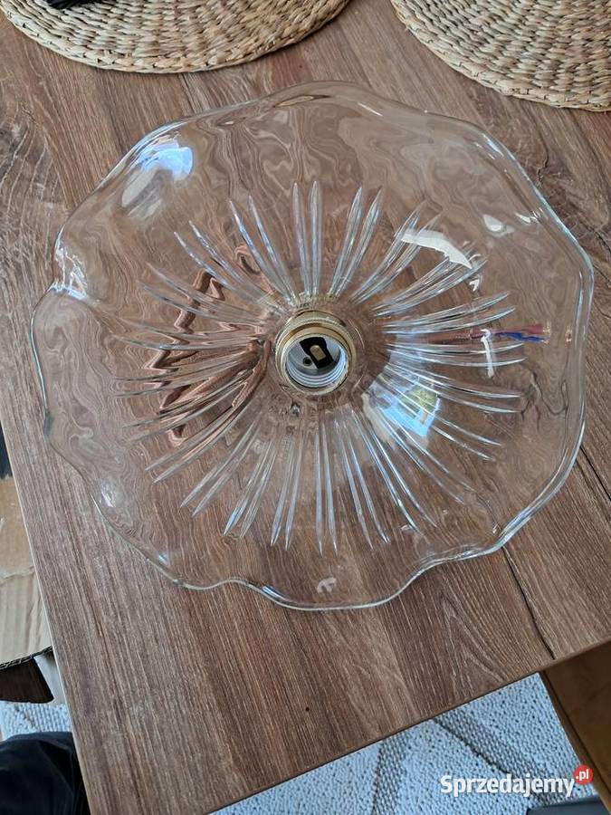 nowa szklana lampa w stylu vintage średnica Sandomierz