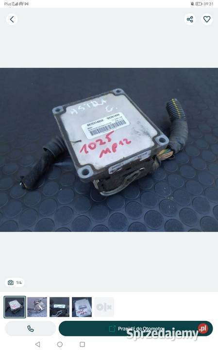 STEROWNIK SILNIKA OPEL 17 D 09391899 Olsztyn