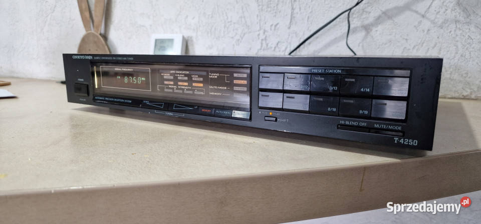 Onkyo T4250 T 4250 TUNER cyfrowy radio INTEGRA Radioodtwarzacze wielkopolskie Międzychód