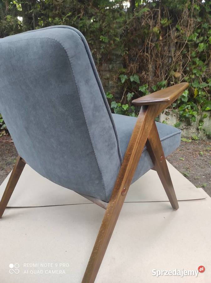 Fotel BUNNY CHAIR 300177 PRL renowacji wielkopolskie Puszczykowo