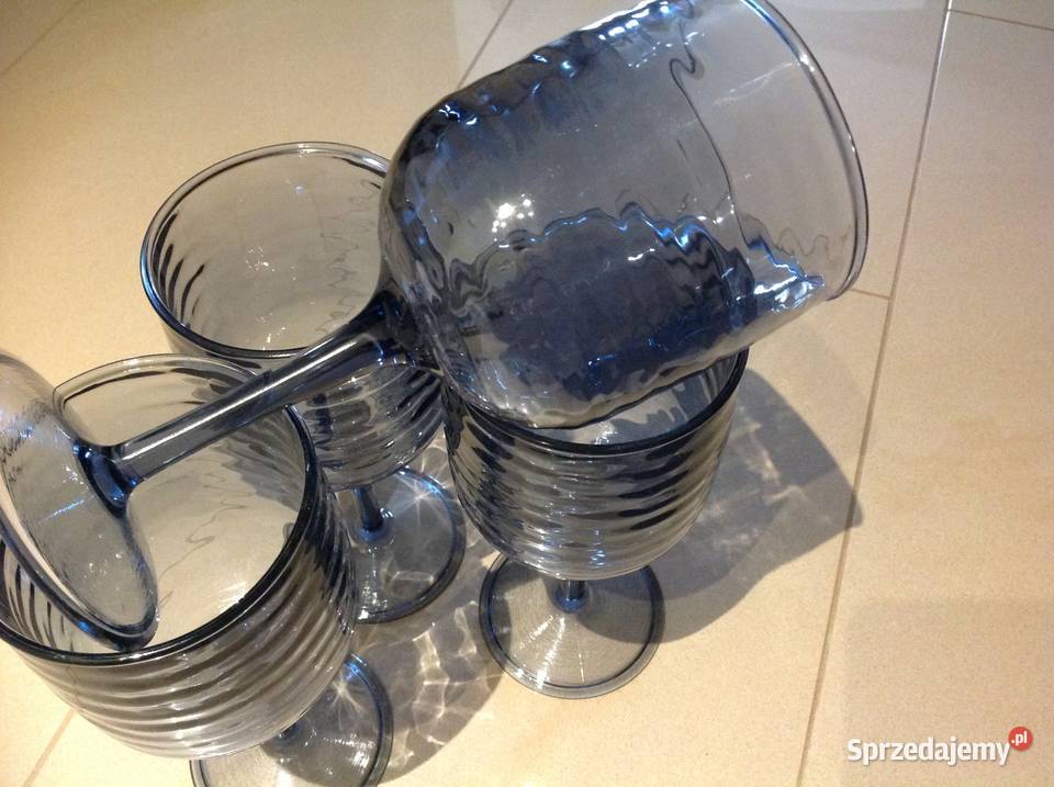 Piękne Duże Kielichy Home do Wody 4 j nowe Nowa Sól