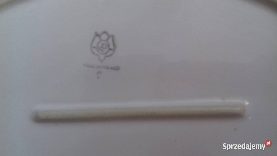 półmisek owalny Pruszów lata 70te w sygnowany Warszawa