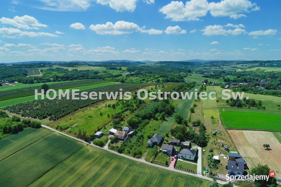 Działka 1250m2 Ostrowiec Świętokrzyski 75zł/m2 Sprzedaż