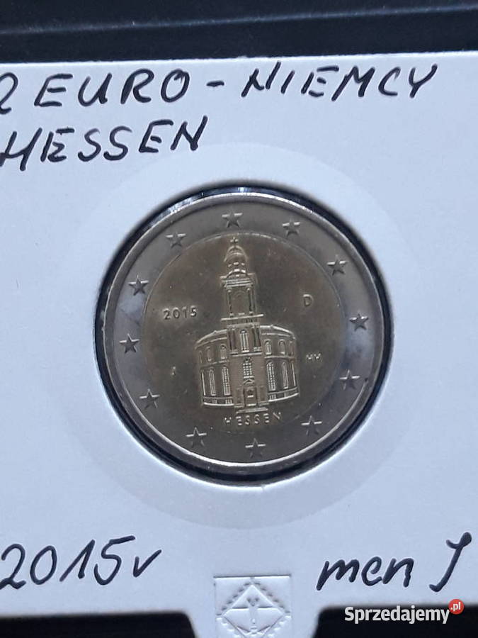 2 Euro Niemcy Hesja 2015 r men Jmennicze Konin