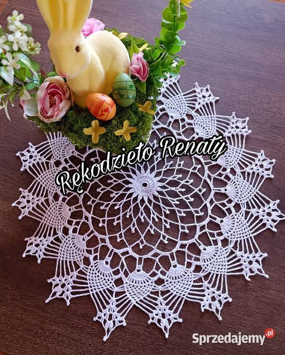 Serwetka do wielkanocnego koszyczka Wielkanoc Bolesławiec