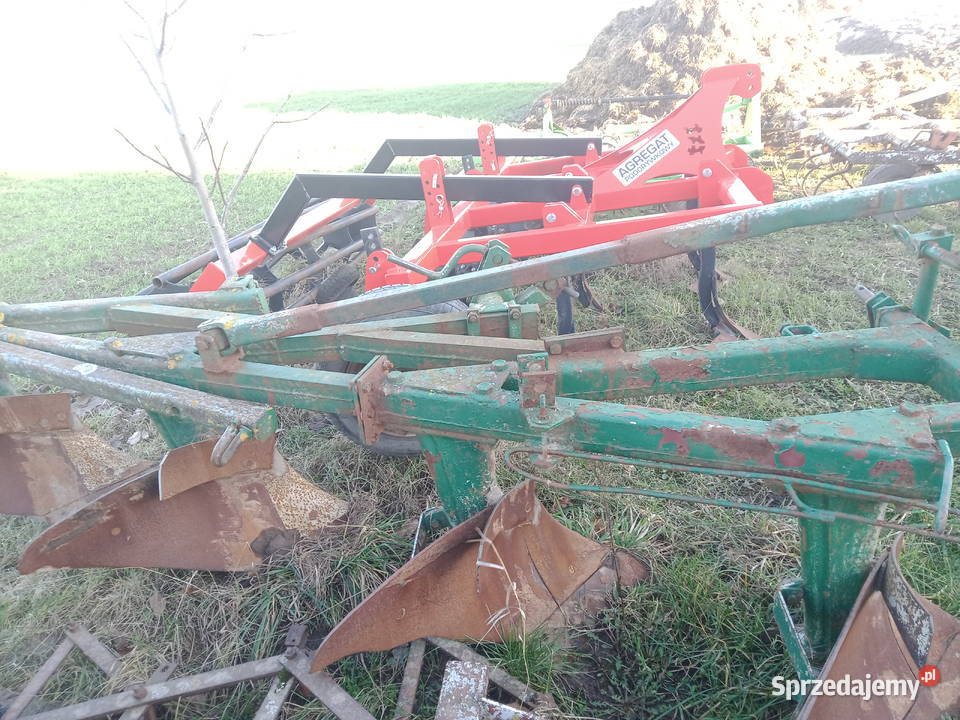 Pług 4skibowy Unia Grudziądz nieuszkodzony Kikół