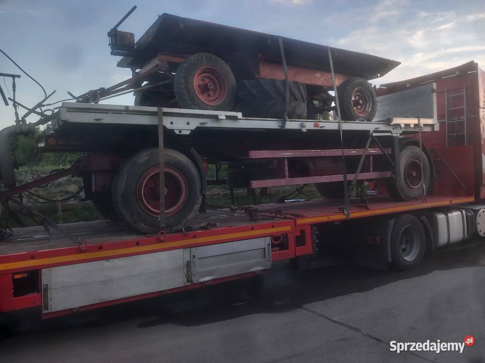 Przyczepa do balotów srzyniopaletwywrotki nieuszkodzony Błaszki