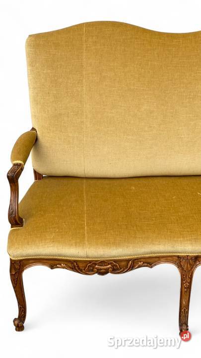 Sofa trzyosobowa w stylu ludwikowskim orzech Gryfice sprzedam