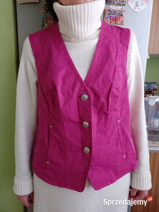 42XL Bonita Ekskluzywna różowa fuksja kamizelka Kraków
