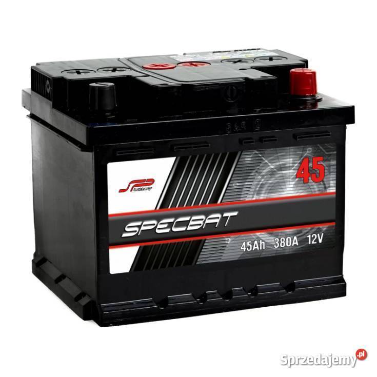 Akumulator SPECBAT 45Ah 350A EN PRAWY PLUS Piotrków Trybunalski sprzedam