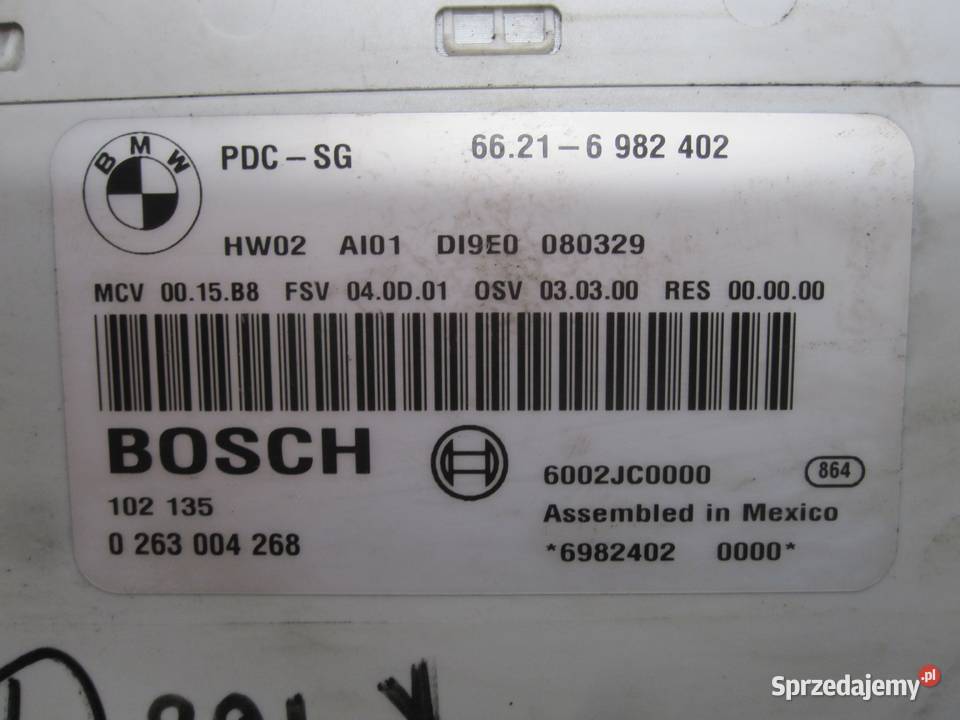 BMW E88 08r moduł parkowania 6982402 0263004268 Kielce