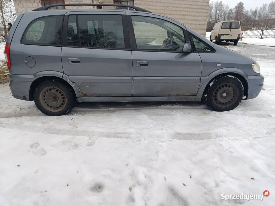 Opel Zafira 18 z gazem Rok produkcji 2004 podlaskie Mońki