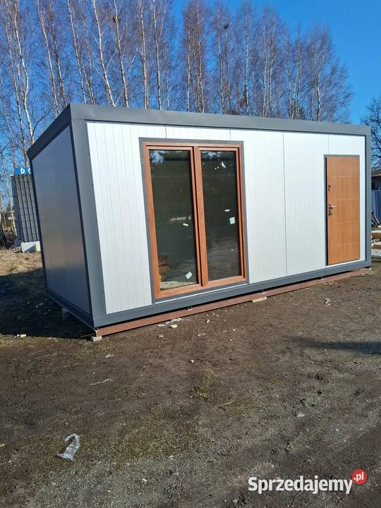 Domek mobilny 7x3 z wc łódzkie Zduńska Wola sprzedam