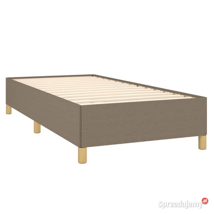 Rama łóżka kolor taupe tapicerowana tkaniną 80 x 35cm Warszawa sprzedam