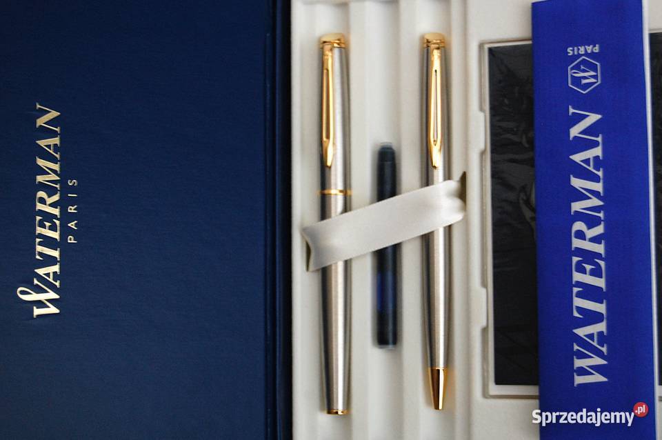 Pióro wieczne i długopis stal Hemisphere