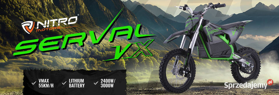 Serval 1600W 48V cross elektryczny 1412 lubelskie Lublin